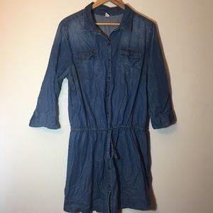 OLD NAVY Button Up Jean Dress