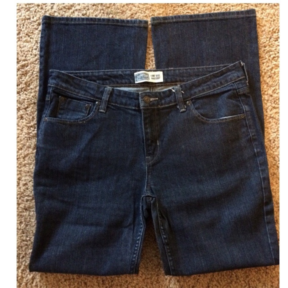 NWOT Signature by Levi Dark Blue Low-Rise Jeans 14