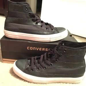 Black/White All Star Textile Converse