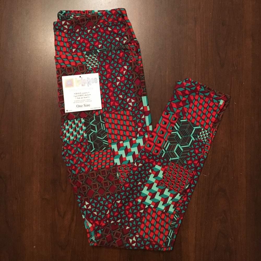 New lularoe geometric leggings OS