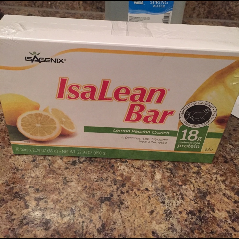 Isagenix lemon bars
