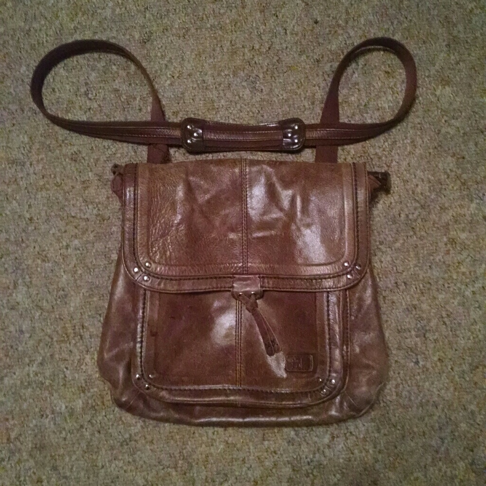 Leather crossbody/backpack