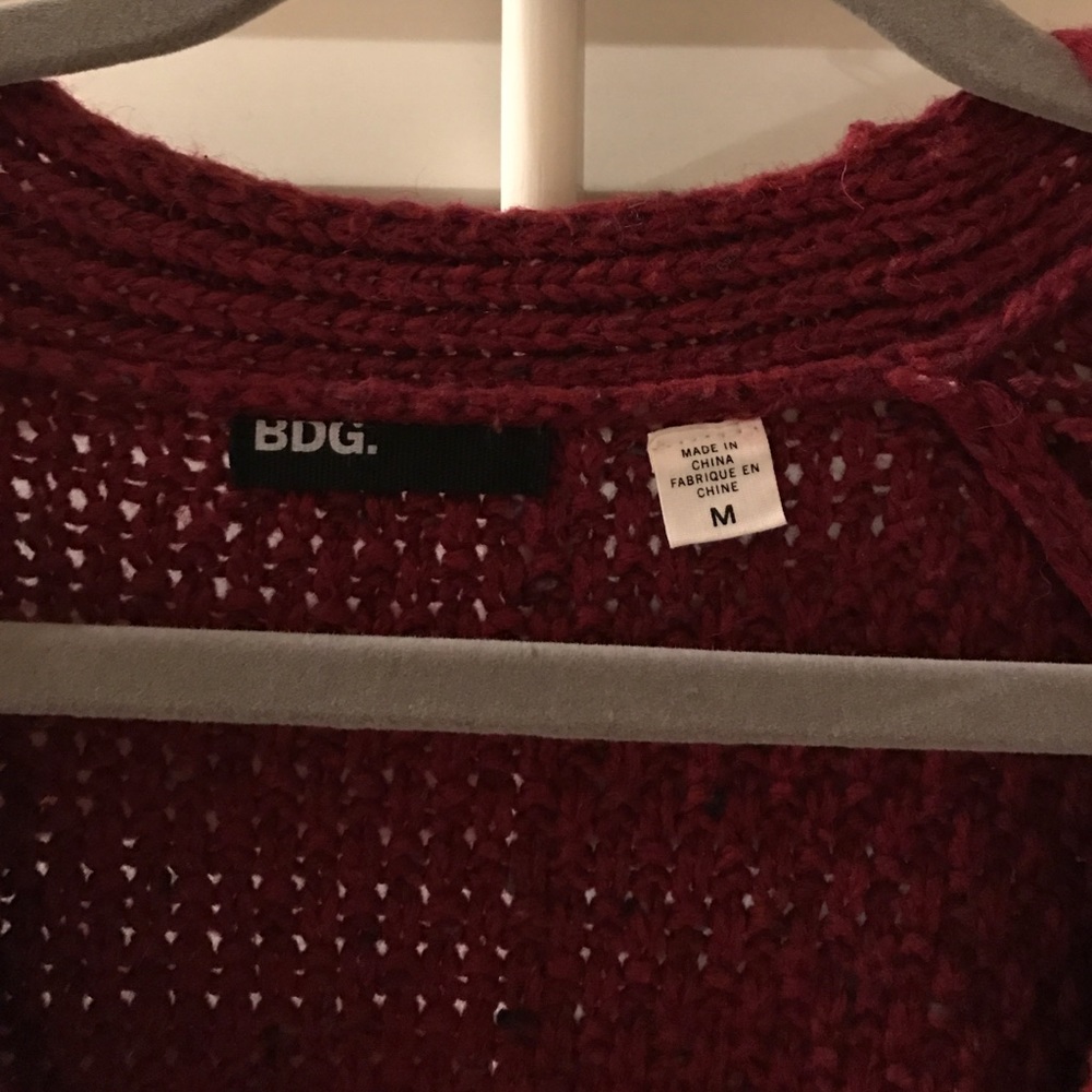 Thick Quilted Button Down Sweater - image 2