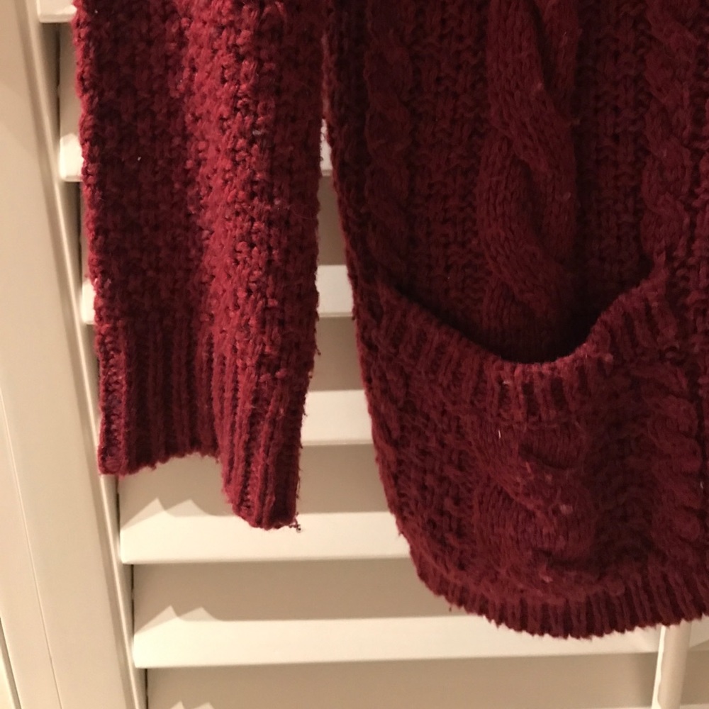 Thick Quilted Button Down Sweater - image 3