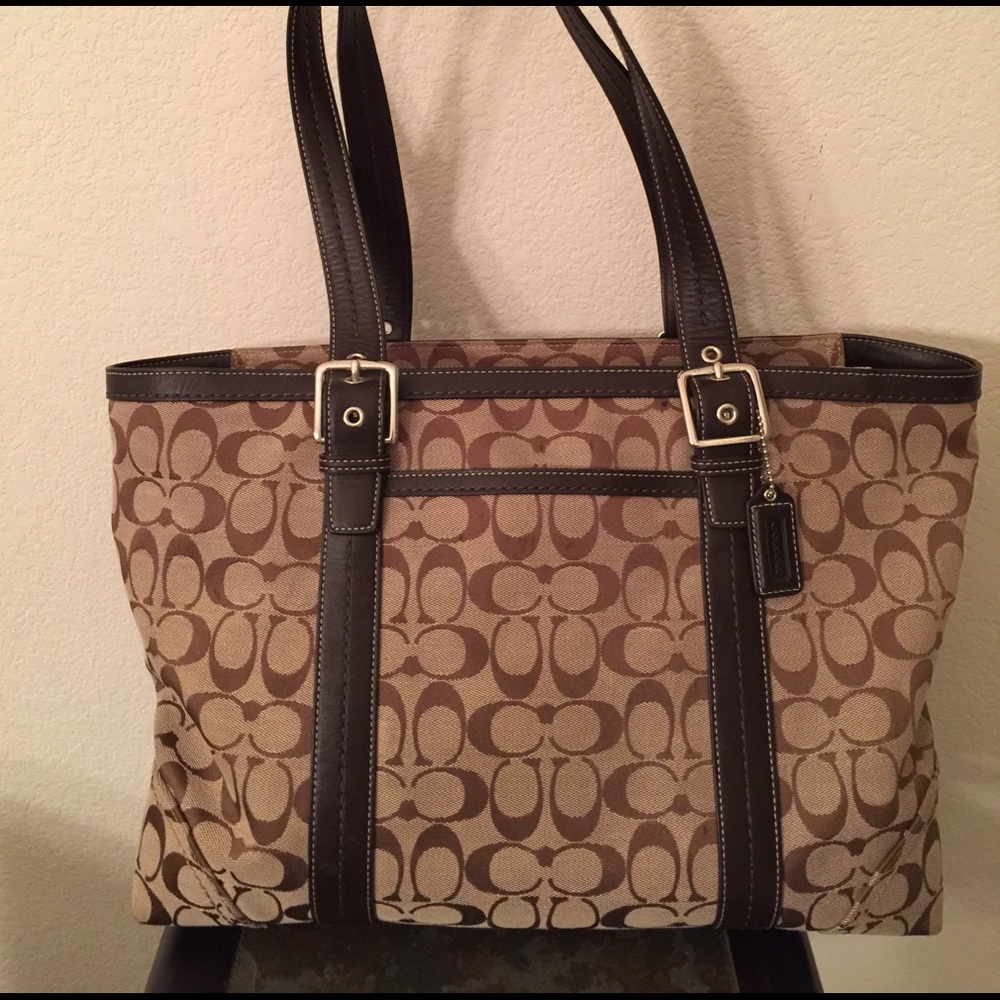 Coach Large Jacquard Signature Tote
