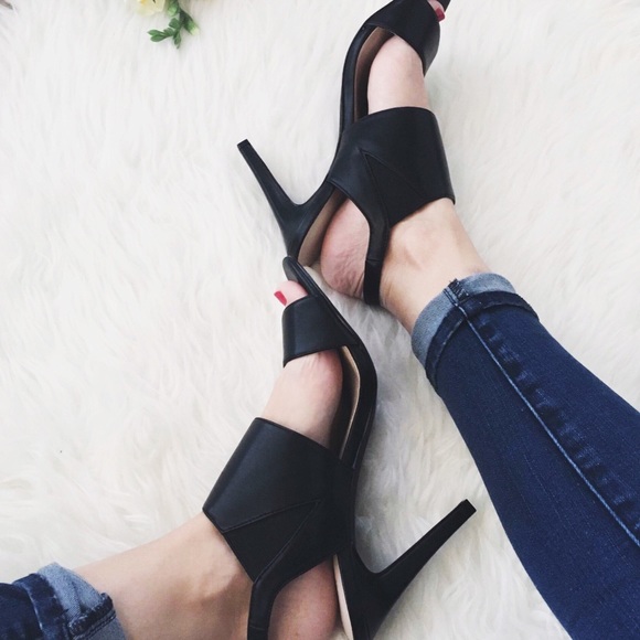 Calvin Klein Shoes - nwt//calvin klein • safari heels in black