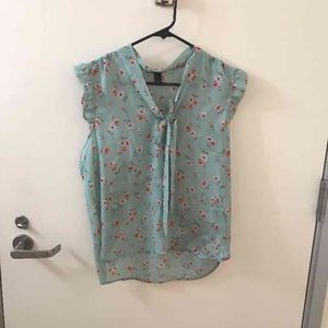 Forever 21 mint blouse
