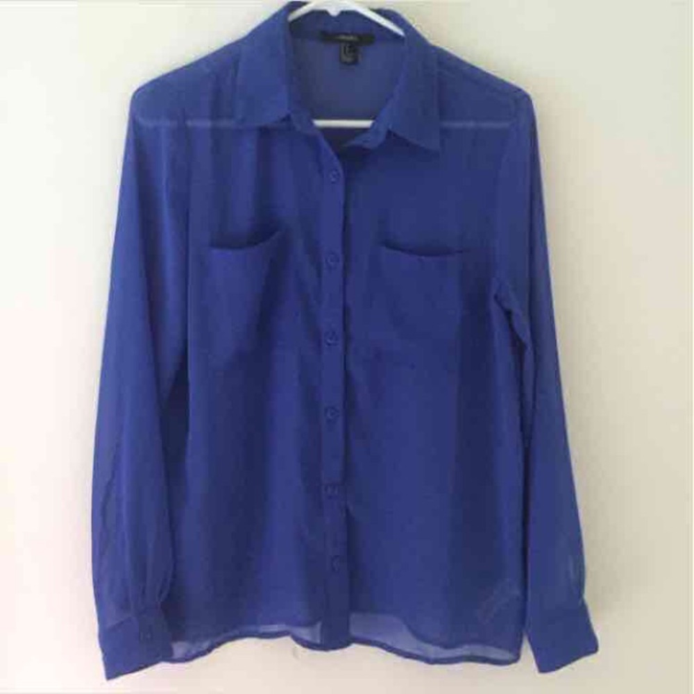 Forever 21 sheer blouse