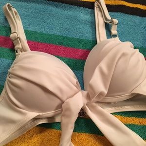 White bikini top