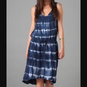 C&C California Blue/White Tie Dyed Dress SZ M