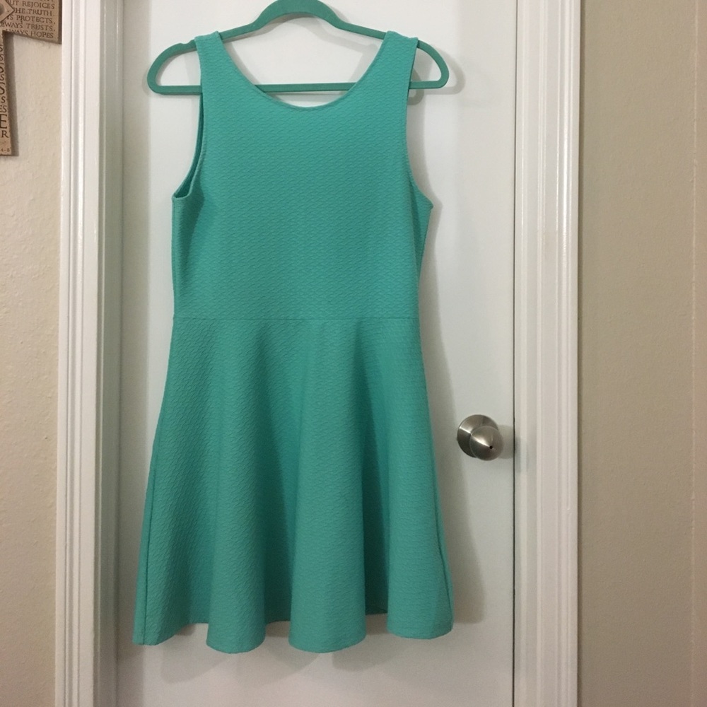 Dress with deep back