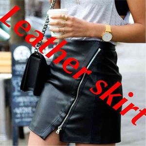 Leather skirt