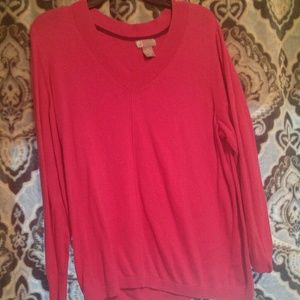 JCP Hot Pink Sweater