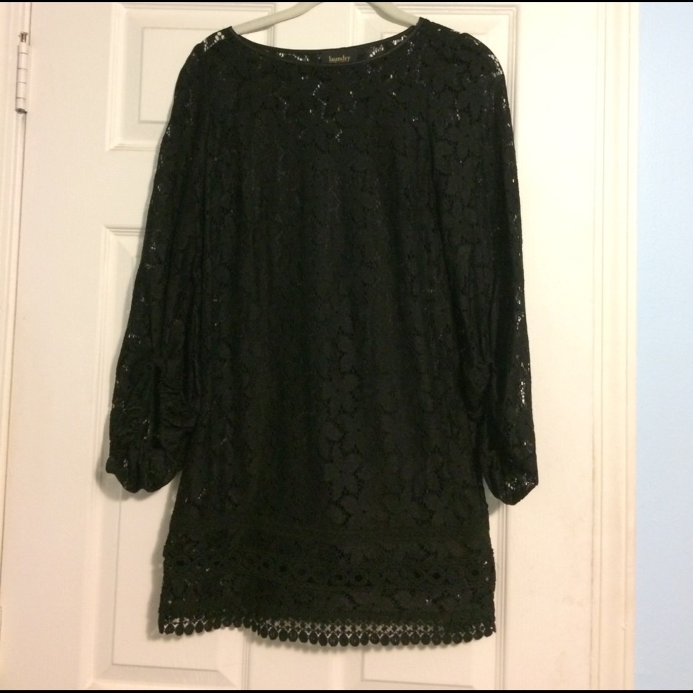 NWOT Black daisy dress from Nordstrom - Picture 4 of 5