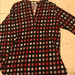 Fleece pattern tunic