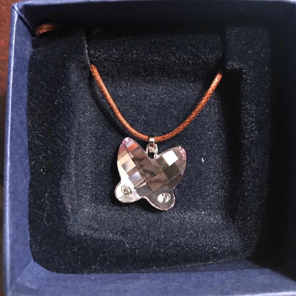 Swarovski Butterfly rope necklace
