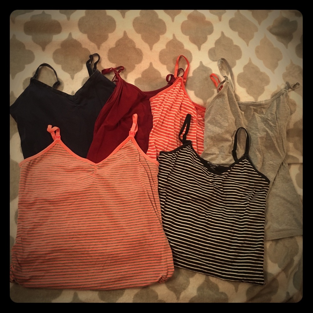 6 motherhood maternity nursing camis