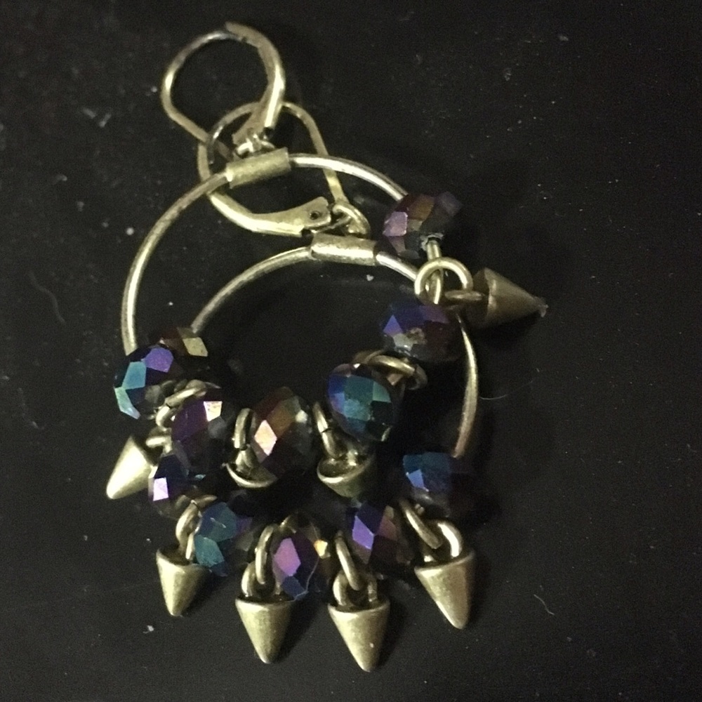 😎 Unique rocker chic hoops