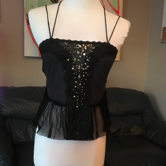 Free People Embellished Sheer top - Picture 2 of 3