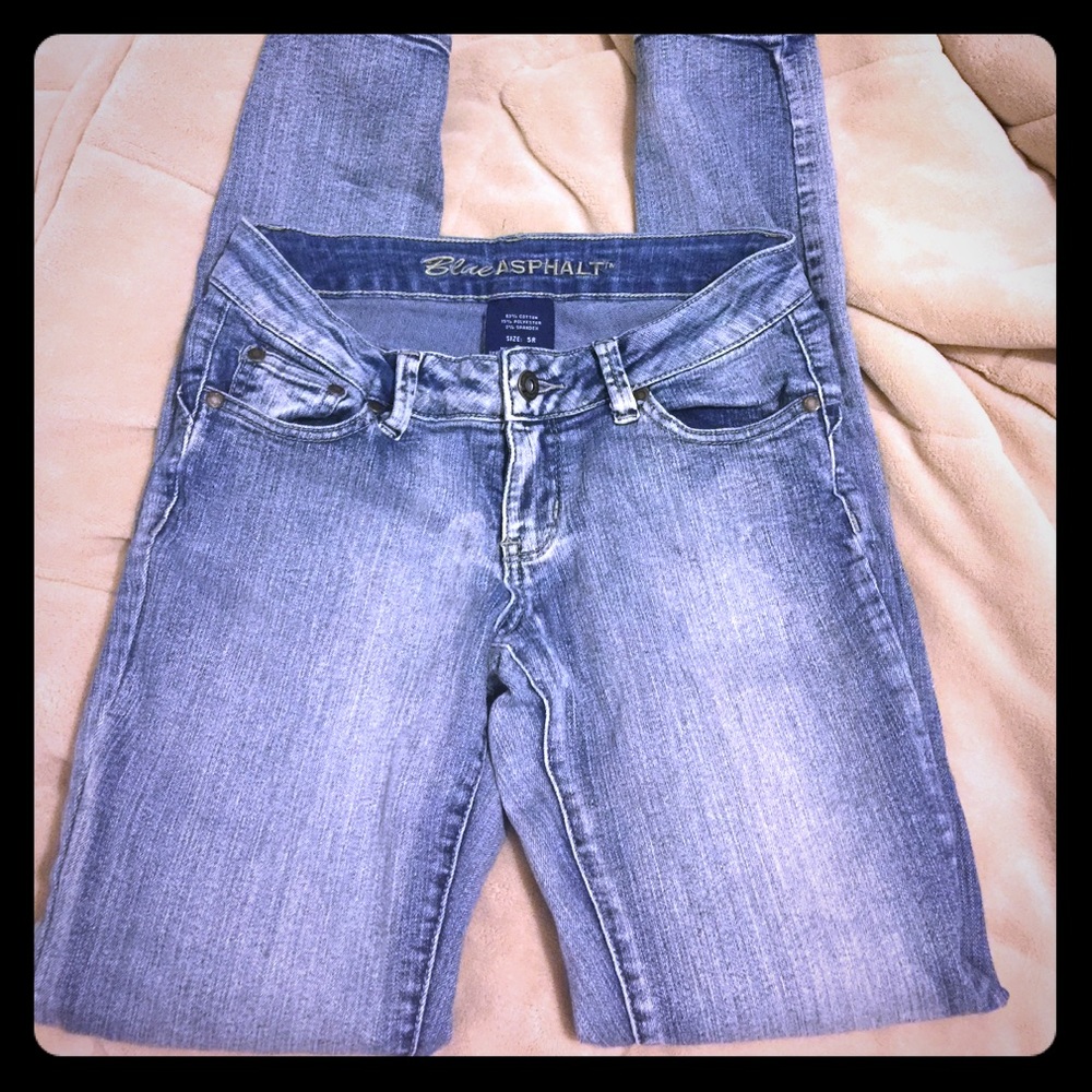 Stretchy Blue Asphalt Skinny Jeans💕