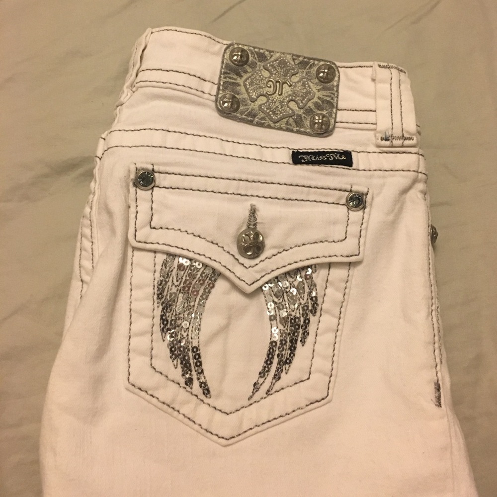 miss me white capris