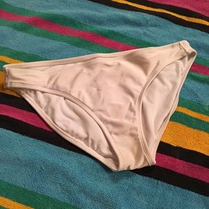 White bikini bottoms