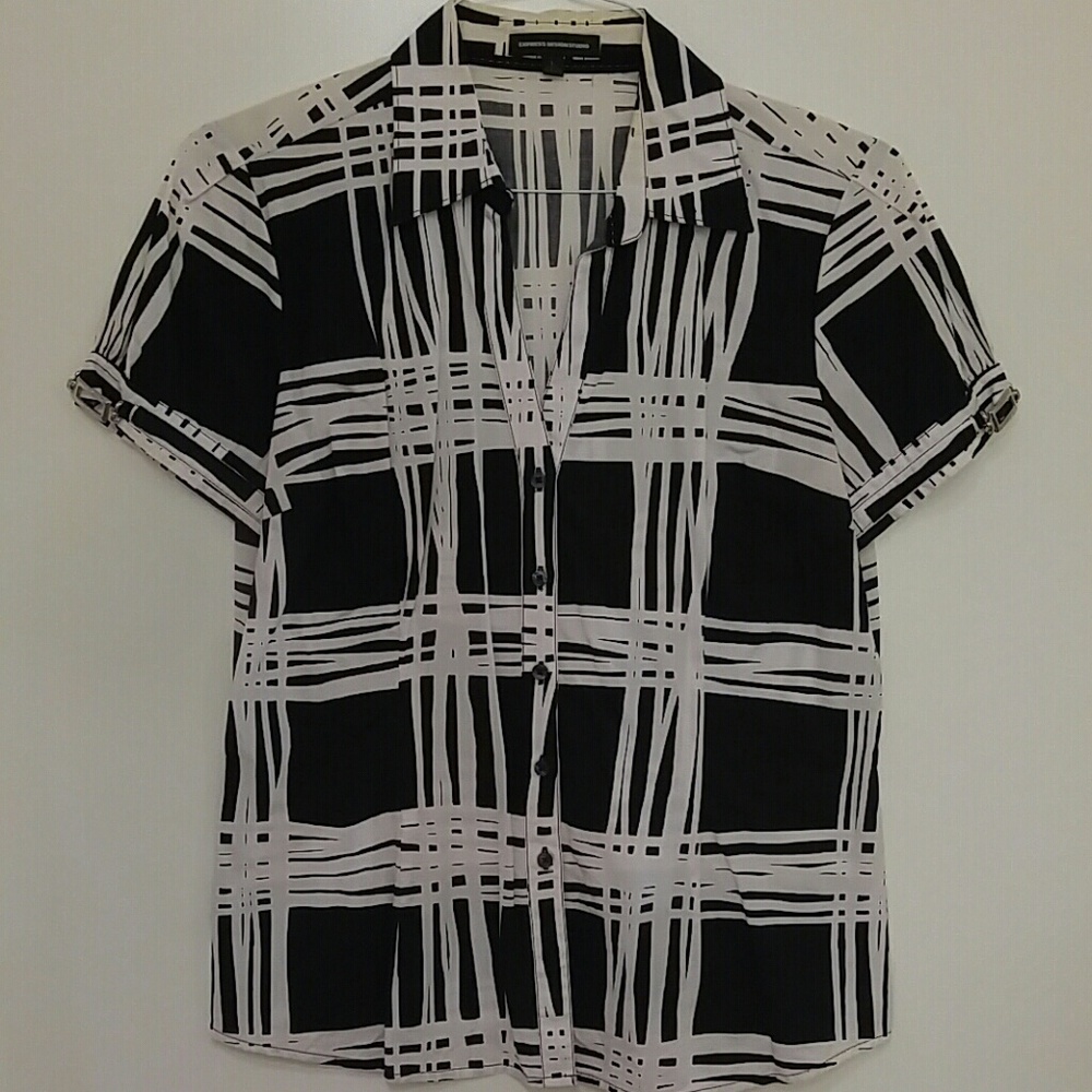 Graffiti Style Classic Button-Down (Express)