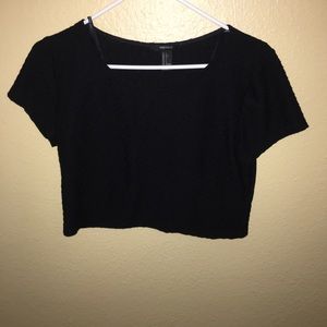 Forever 21 textured crop top