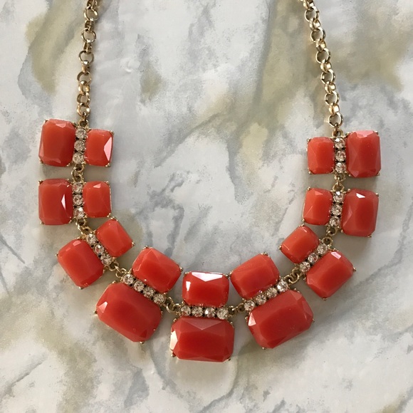 Jewelry - Coral Pink Statement Necklace Jewelry - Coral Pink Statement Necklace