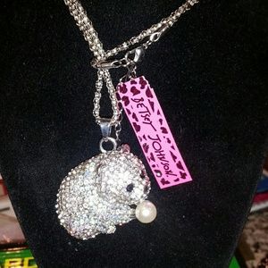 Betsey johnson albino panda bear