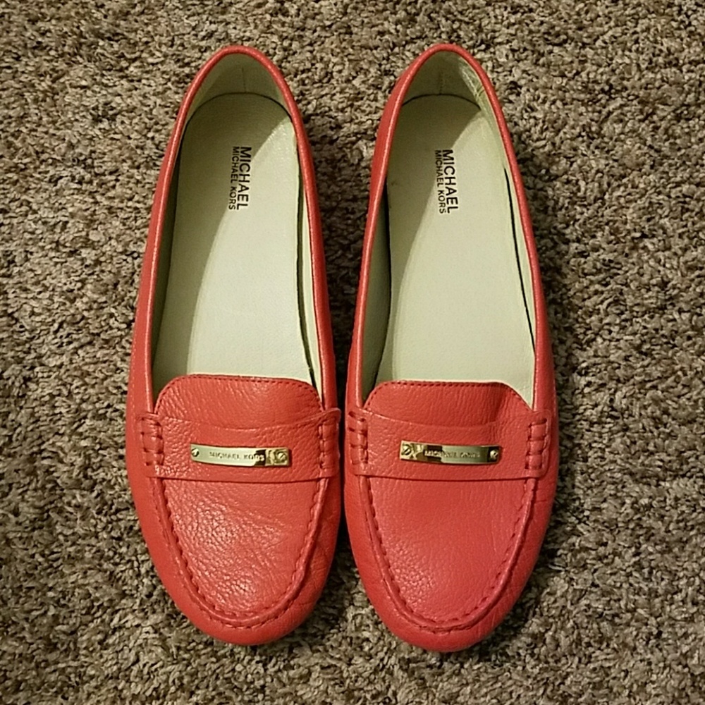 Coral Michael Kors Loafers/Flats