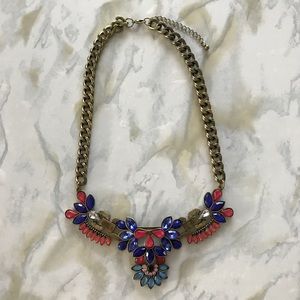 Jewelry - Baublebar Pink/Blue Statement Necklace Jewelry - Baublebar Pink/Blue Statement Necklace