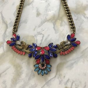 Jewelry - Baublebar Pink/Blue Statement Necklace Jewelry - Baublebar Pink/Blue Statement Necklace