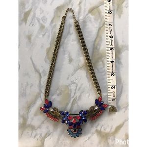 Jewelry - Baublebar Pink/Blue Statement Necklace Jewelry - Baublebar Pink/Blue Statement Necklace