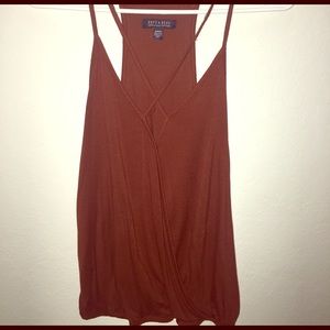 Criss cross tank top