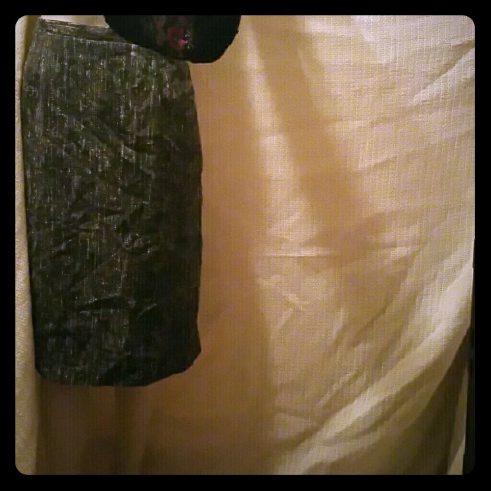 Black and white skirt