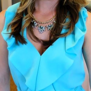 Jewelry - Baublebar Light Blue/Green Statement Necklace Jewelry - Baublebar Light Blue/Green Statement Necklace