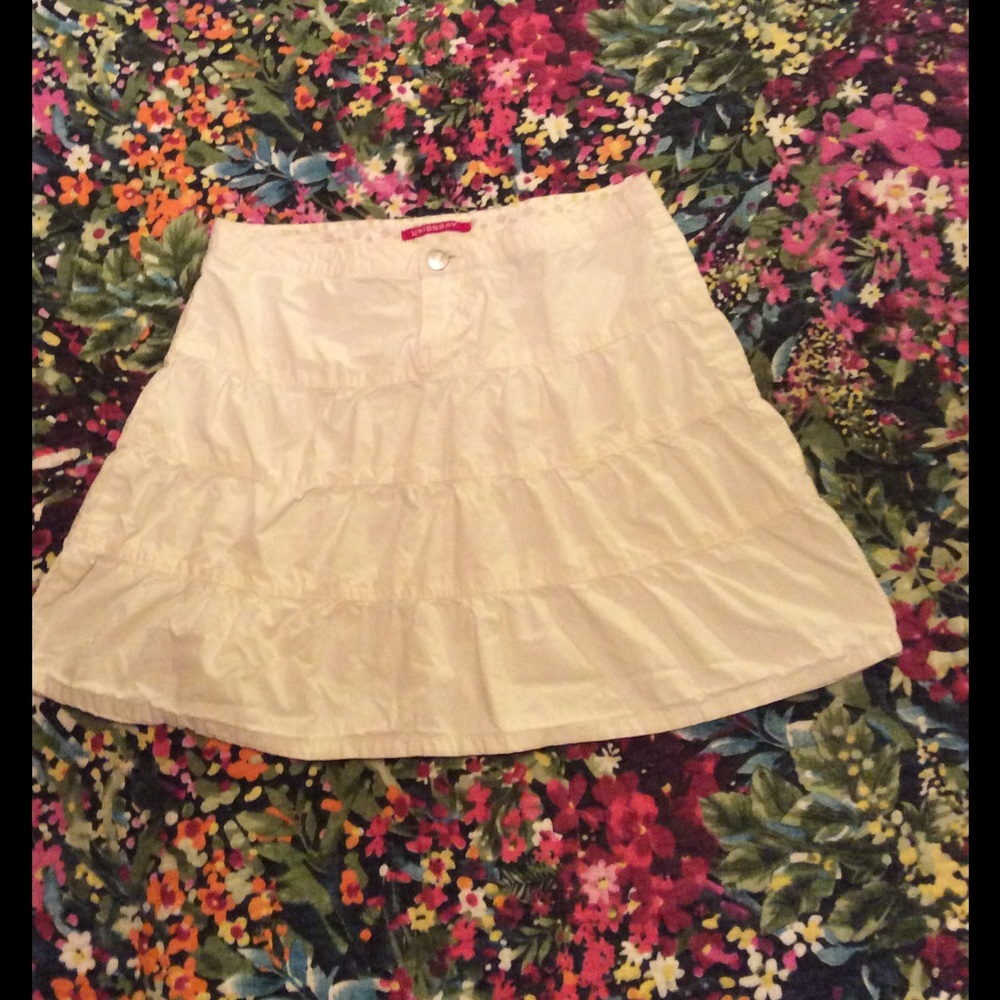 Union bay White mini skirt