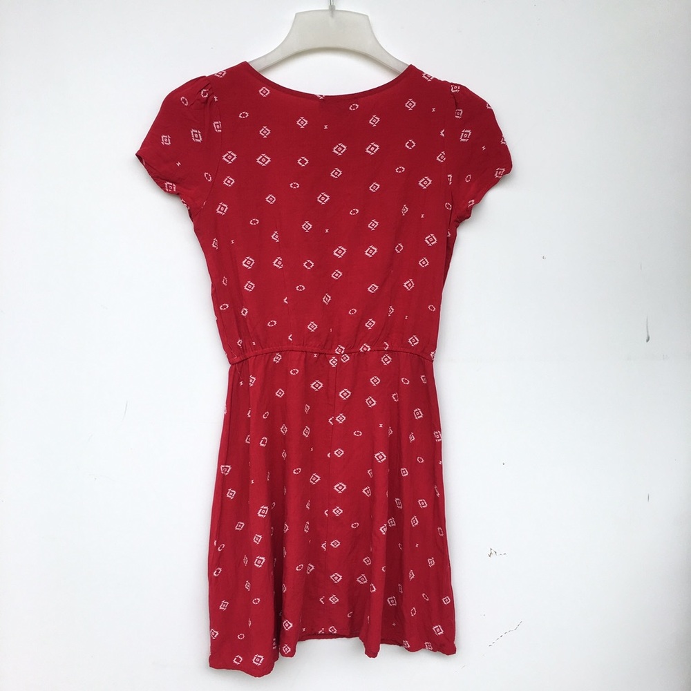 Cotton On Printed Red Skater Dress - Picture 4 of 4