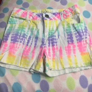 Type dye shorts