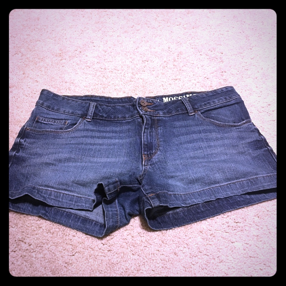 Denim shorts
