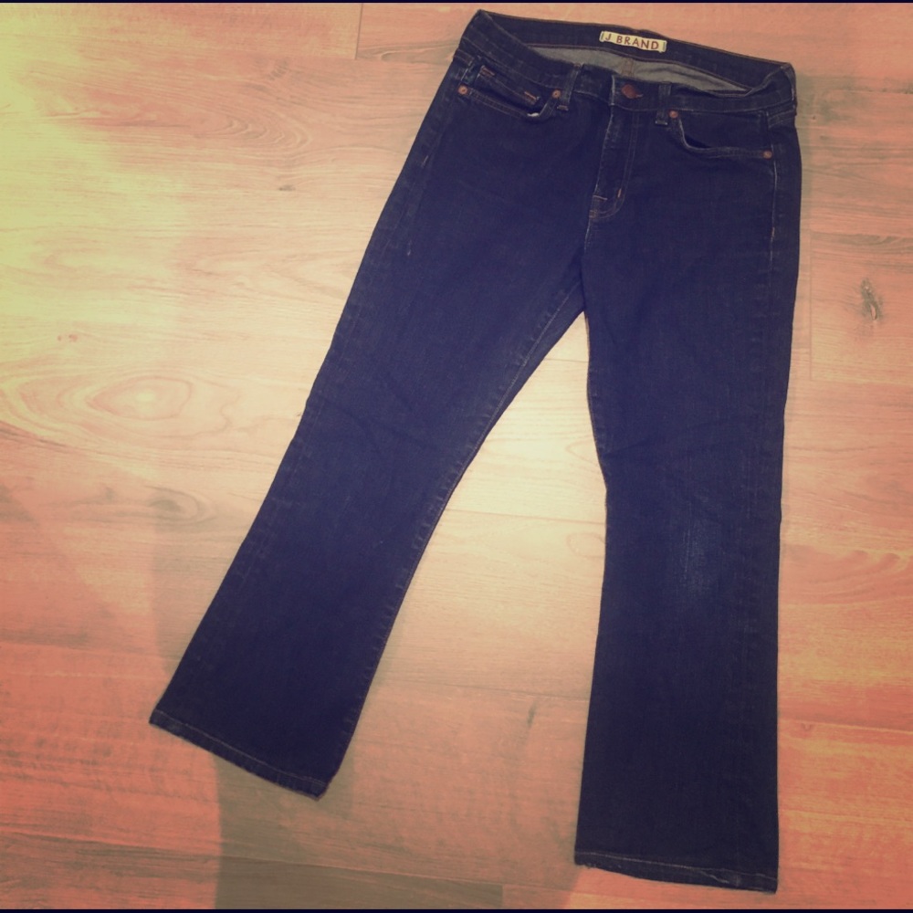 J brand straight legged cropped or short jeans