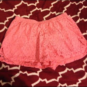 Lace xhilaration shorts