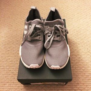 Adidas Gray NMD Kids 6.5/Womens 8