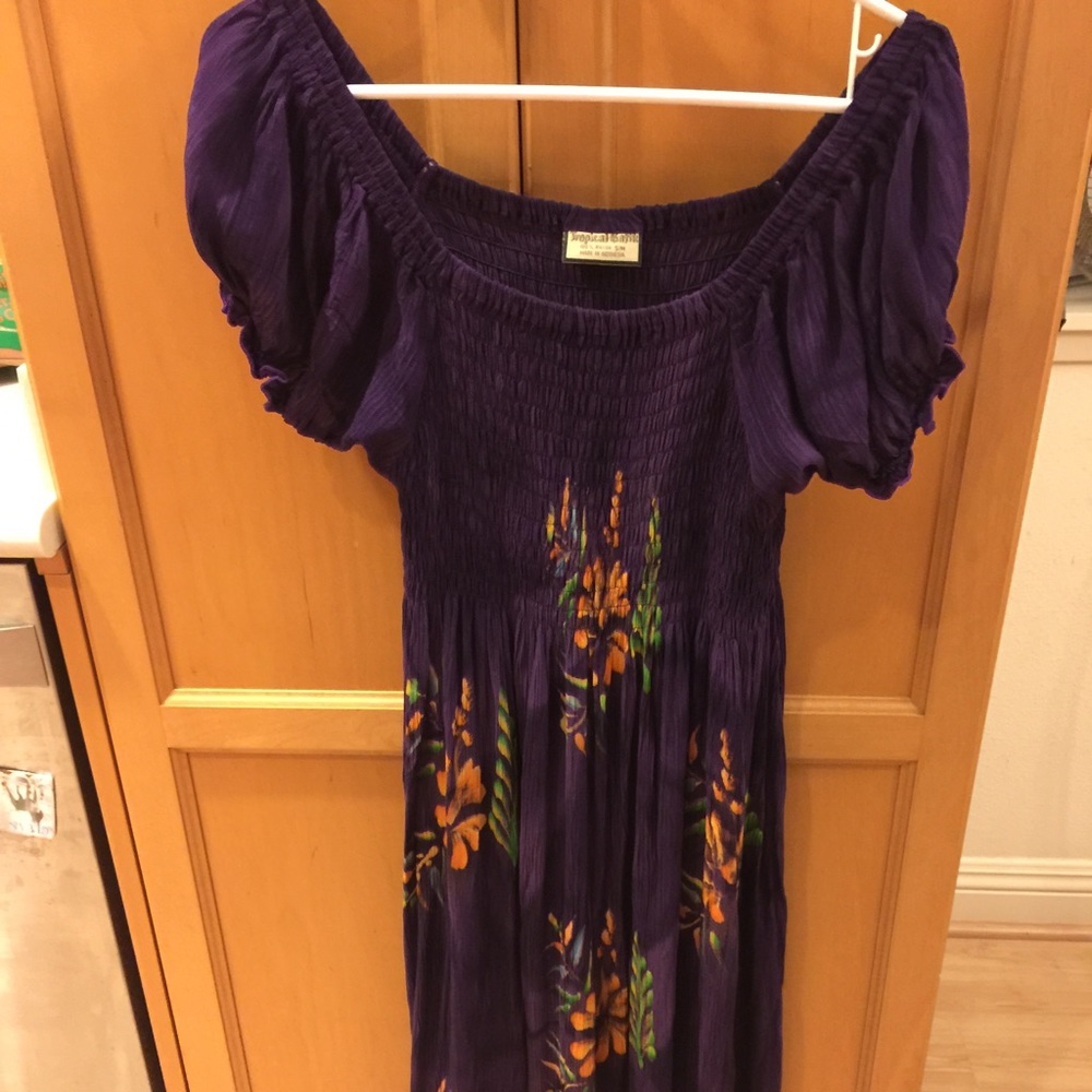 Hawaiian 🌺 Aloha Stretchy Hibiscus Maxi Dress