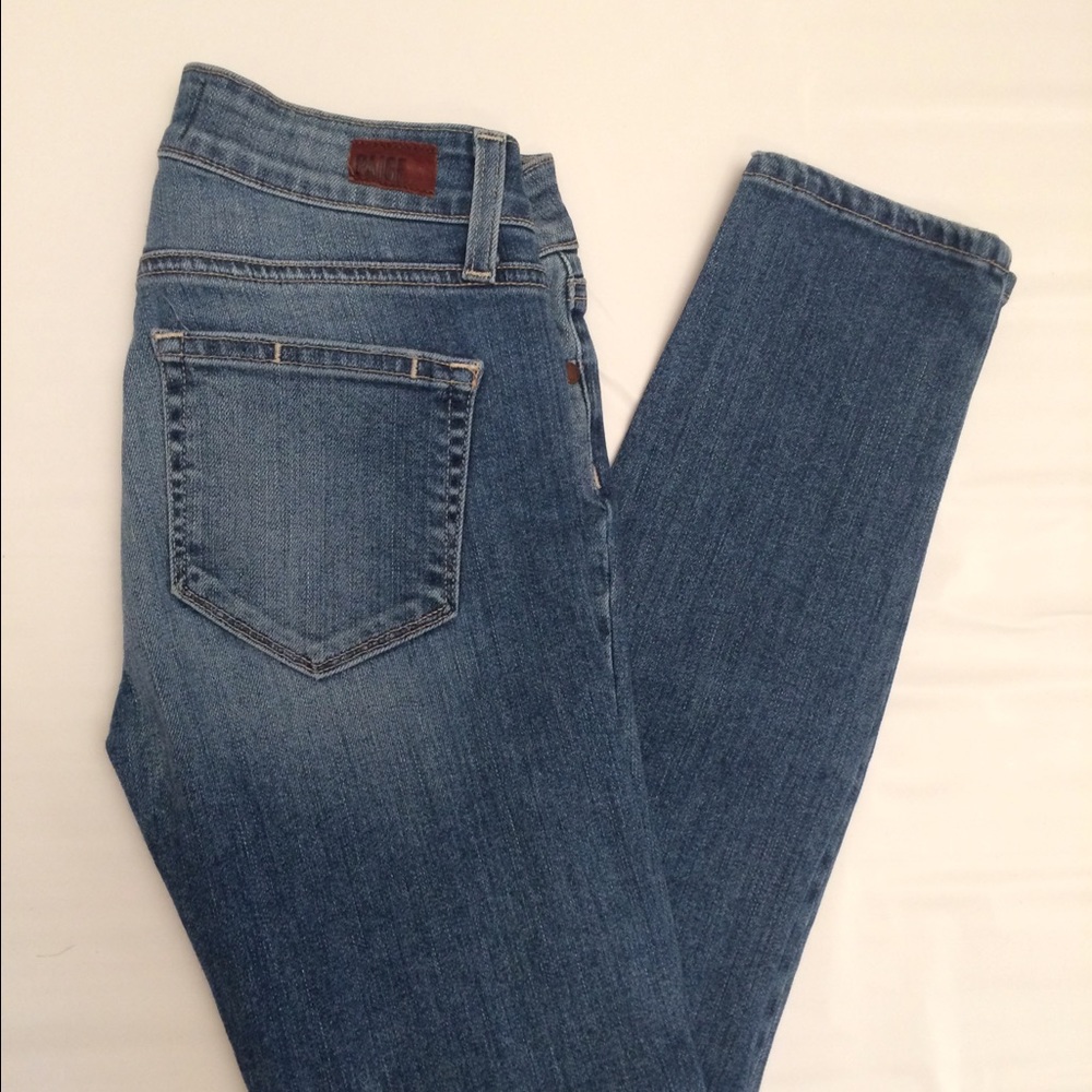 Paige Denim woman's verdugo ankle jeans blue