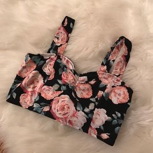 Floral Print Bandeau