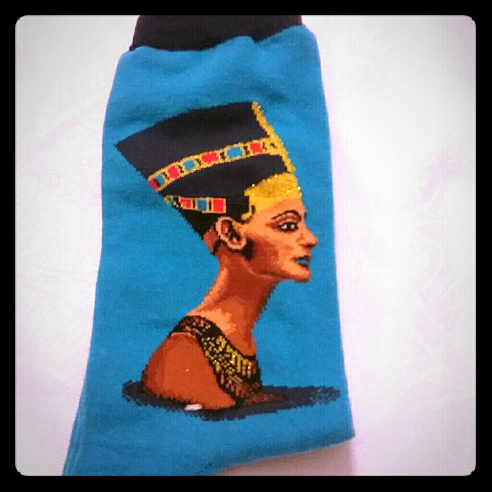 SOLD❤QUEEN NEFERTITI TROUSER SOCKS