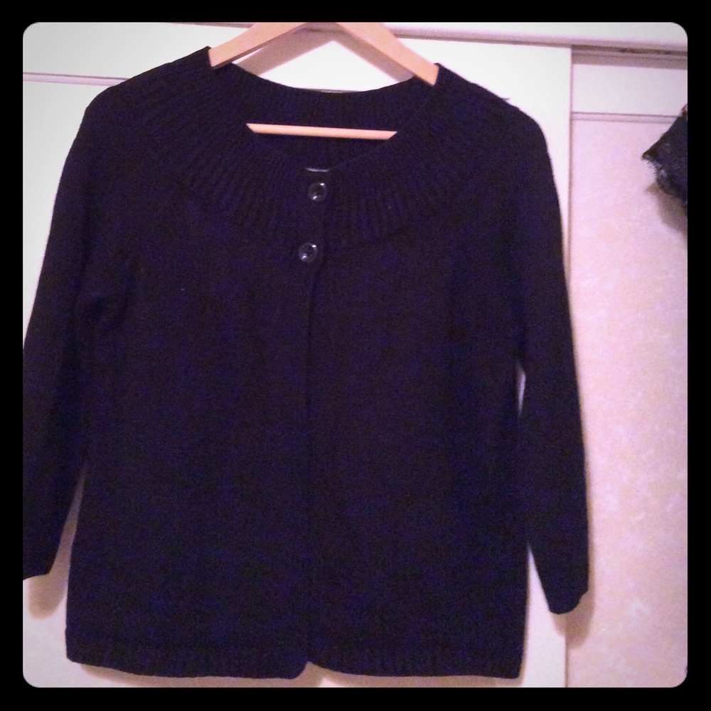 Ann Taylor black cardigan