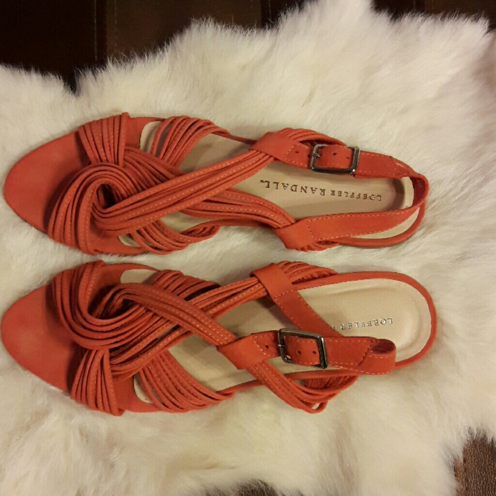 LOEFFLER RANDAL slingback flats. ,size:8